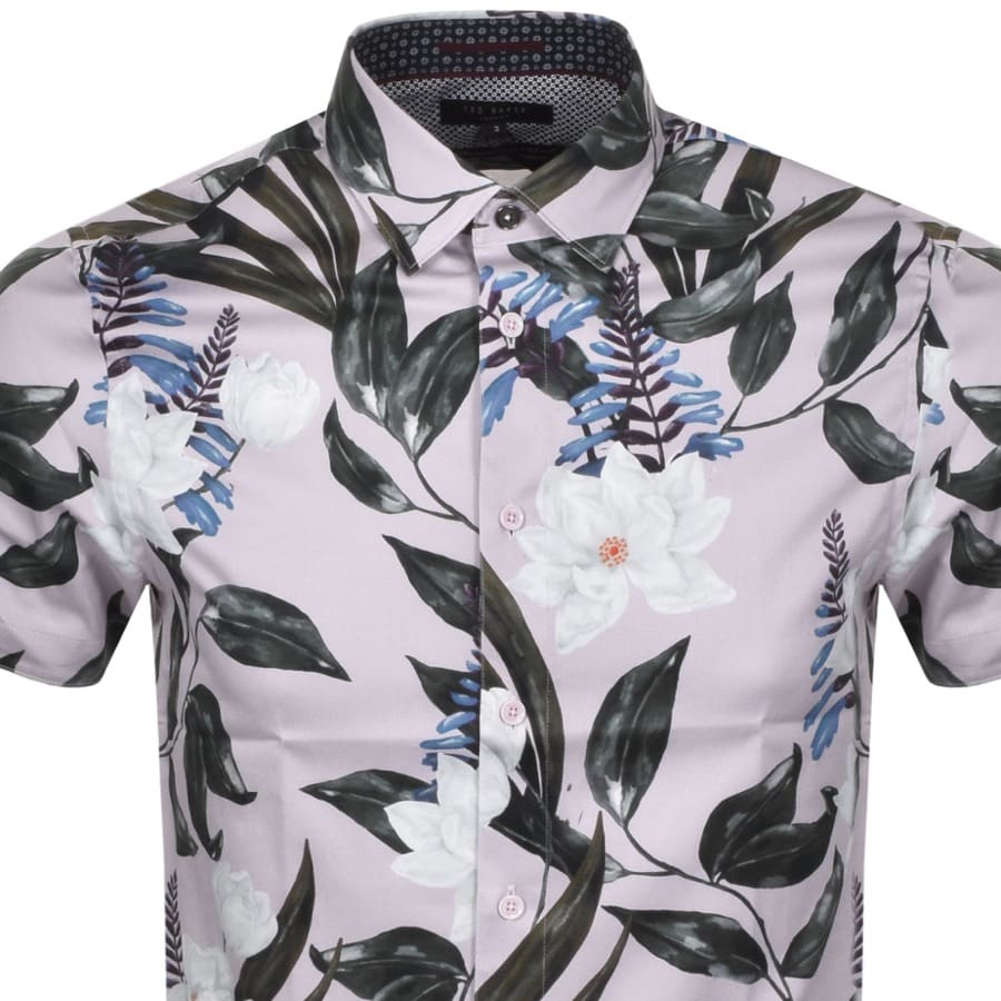 Alternative Image for ProductTed Baker Dudum Print Short Sleeved Shirt Lilac2
